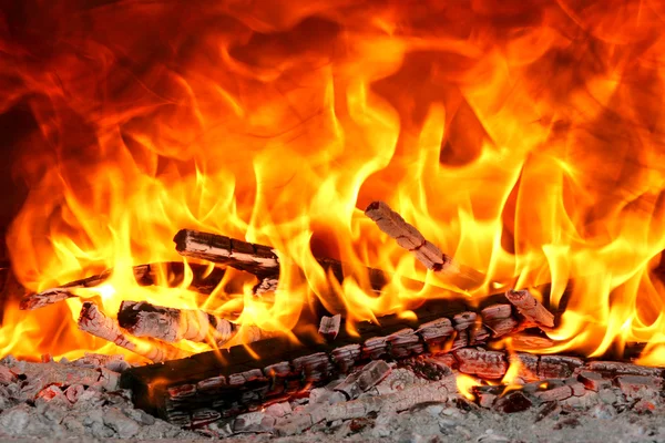 Fogo do forno — Fotografia de Stock