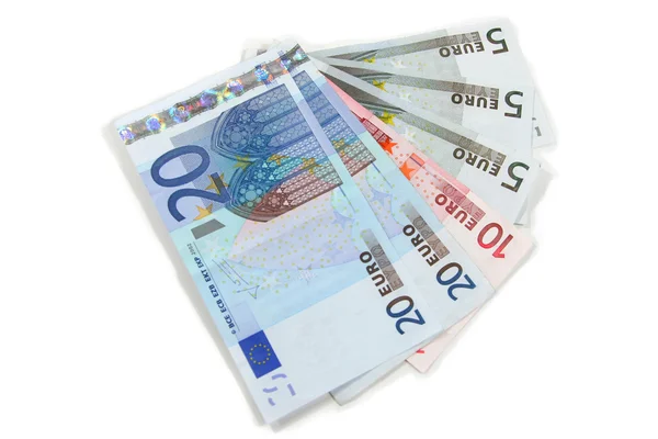 Notas en euros — Foto de Stock