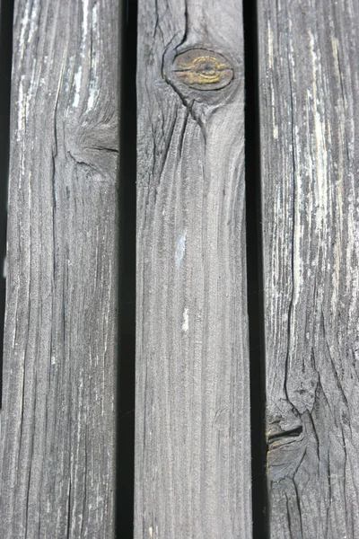 Planches de bois avec trou de noeud — Photo