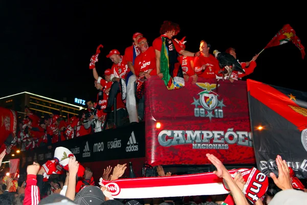 stock image Benfica Players' Bus