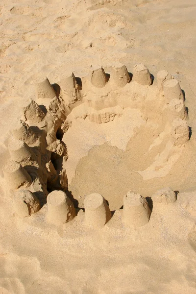 Construction de sable — Photo