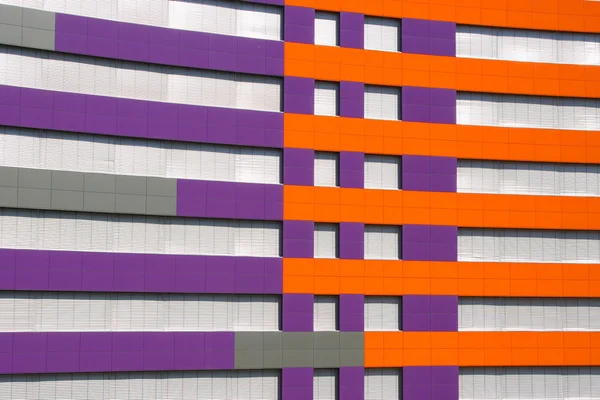 Purple and orange building