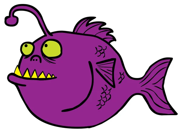 Monstre de poisson — Image vectorielle