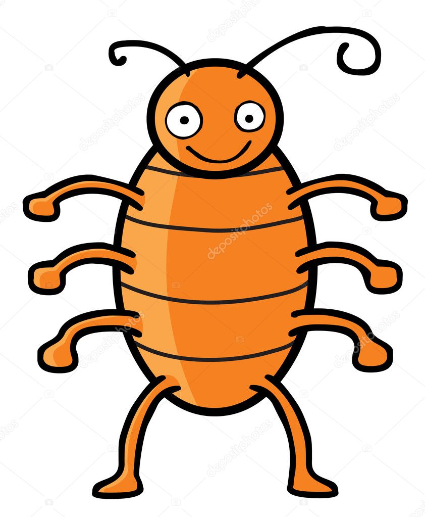 Happy Cockroach | Happy Cockroach — Stock Vector © Zetwe #12194297