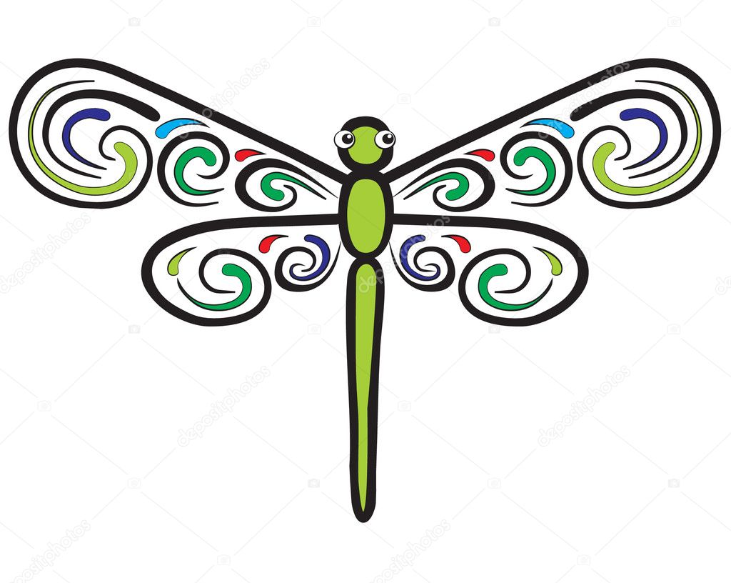 Dragonfly which have beautiful wings