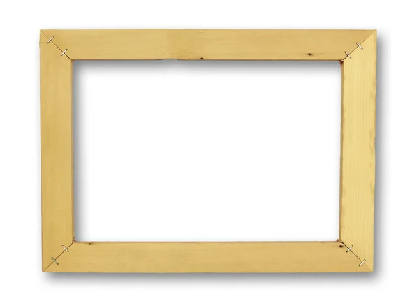 Onvoltooide houten frame — Stockfoto