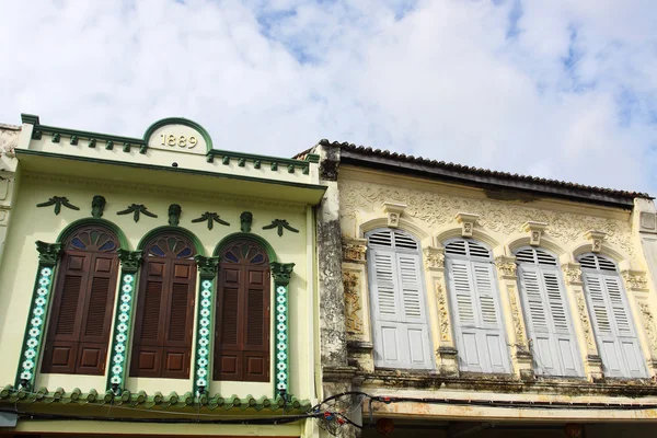 stock image A Sino-Portuguese buildind in phuket