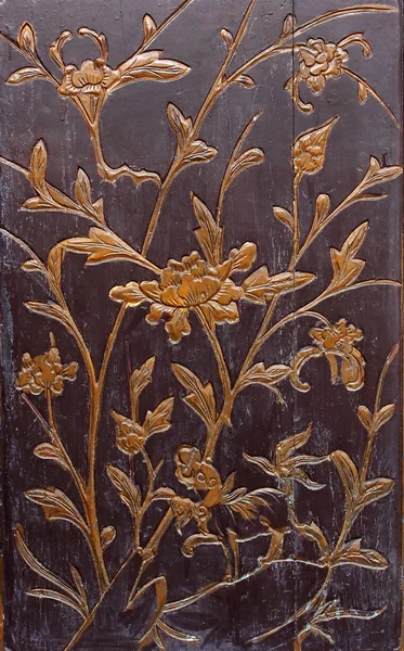 Trä textur carving bakgrund — Stockfoto