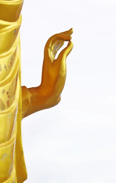 Золоті руки Будди — стокове фото