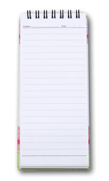 Cuaderno vertical — Foto de Stock