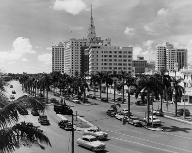 Miami, Florida, circa 1951 clipart