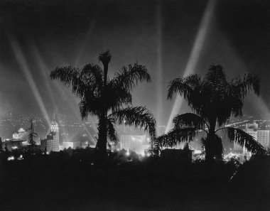 Hollywood, California, circa late 1930s clipart