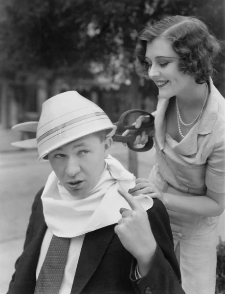 Στυλίστρια μαλλιών — Φωτογραφία Αρχείου
