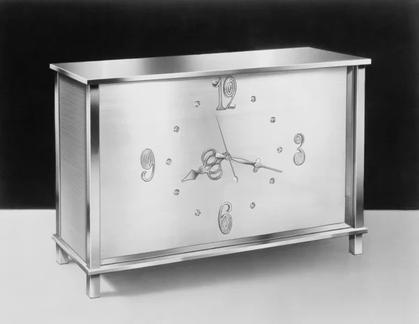 stock image Desk clock, circa 1950s