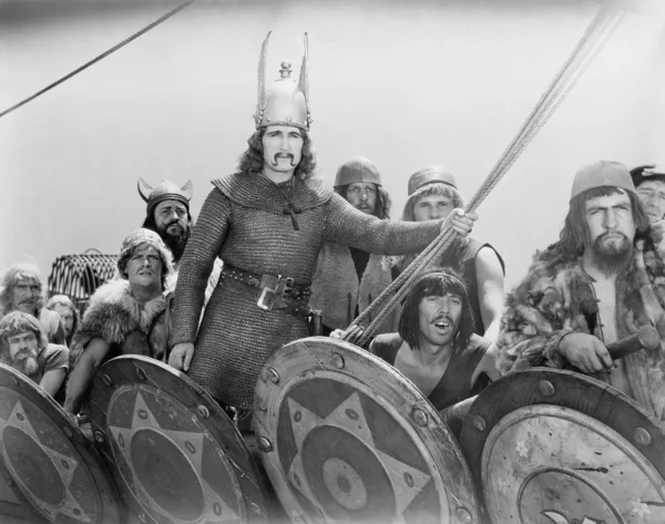 Vikingští válečníci — Stock fotografie