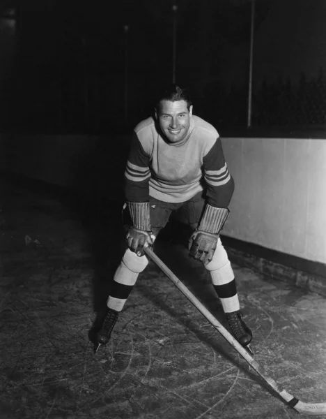 Portret van hockeyspeler — Stockfoto