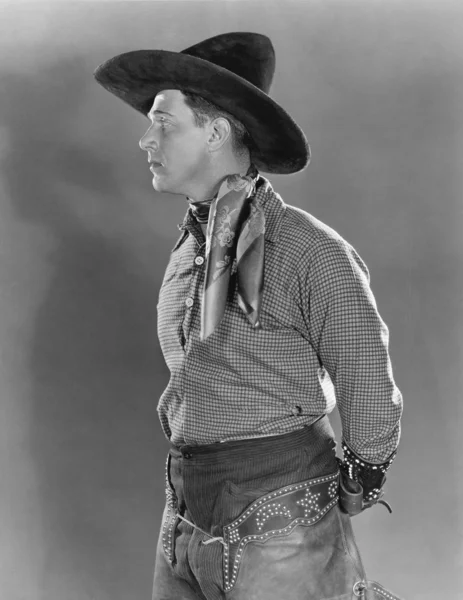 Porträt eines Cowboys — Stockfoto