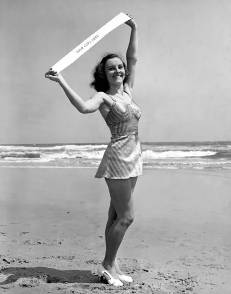 Портрет Мисс Атлантик-Сити 1940 — стоковое фото
