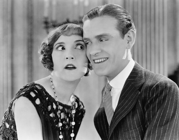 Portrait of a couple cheek to cheek