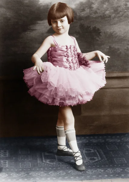 Ritratto di giovane ballerina — Foto Stock
