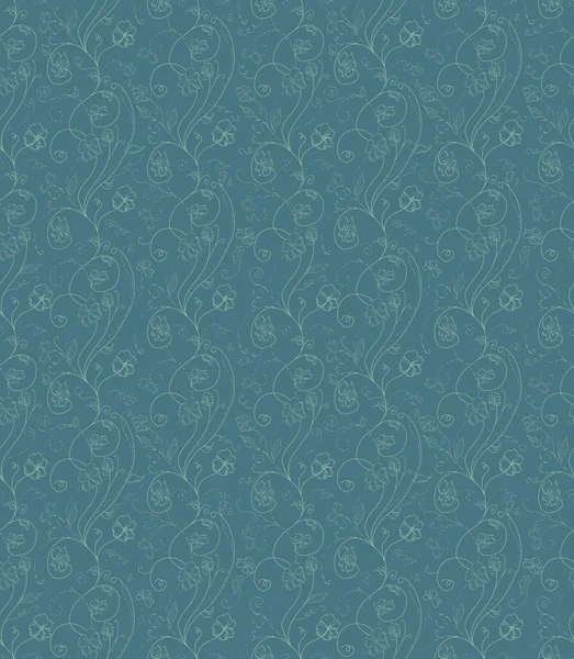 かわいい抽象美青い背景イラスト — ストックベクタ