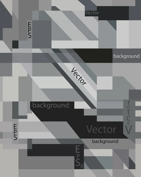 Vecteur de fond monochrome abstrait — Image vectorielle