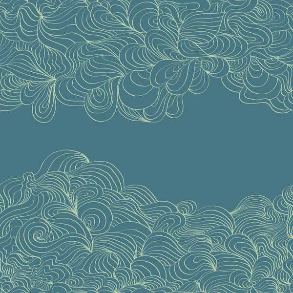 Cute swirly beautiful art seamless texture vector — Stock Vector