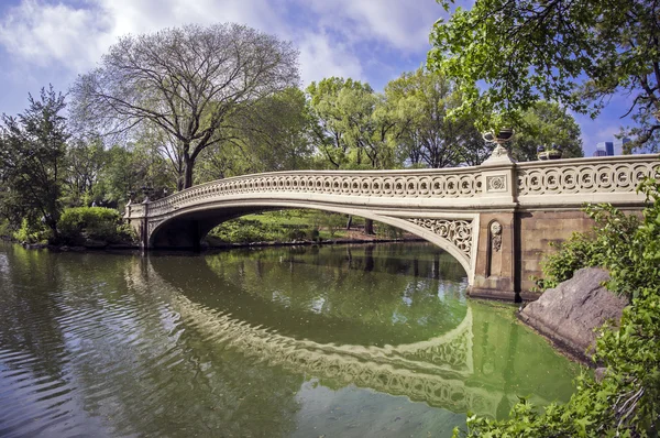Central Park puente de proa —  Fotos de Stock