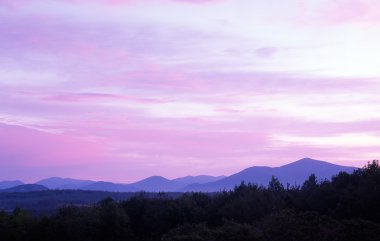 Sunset in the White Mountains clipart