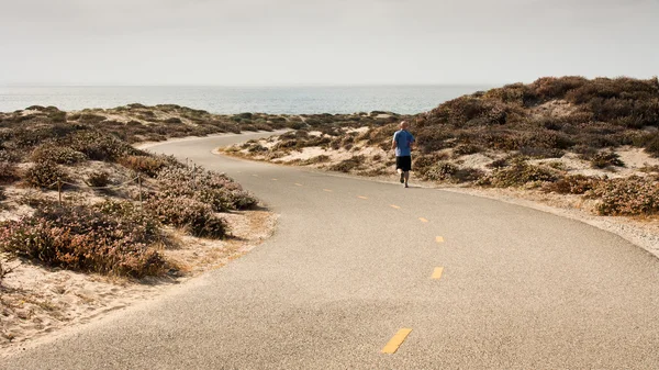 stock image Lone Runner on Recreation Trail