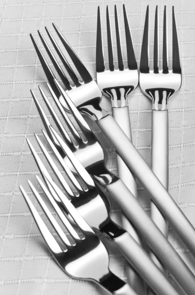 Un mucchio di forchette — Foto Stock