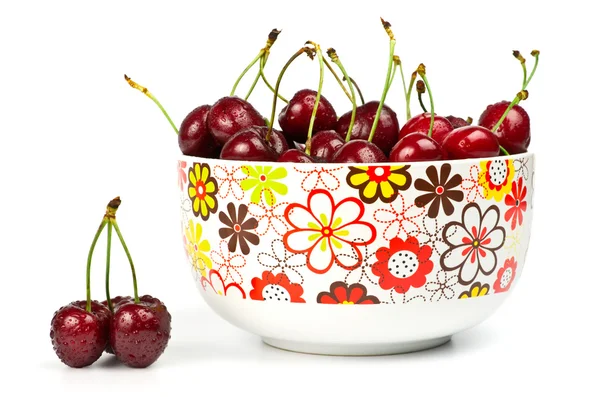 stock image Cherries in bowl