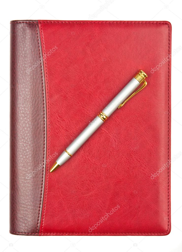 Diary and pen