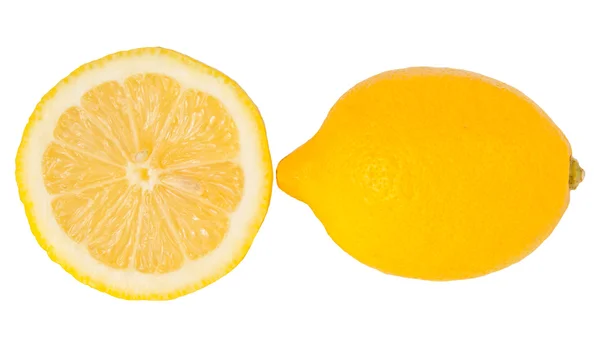 Limão ovr branco — Fotografia de Stock