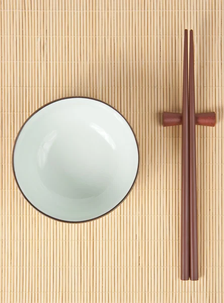 筷子和碗 — 图库照片