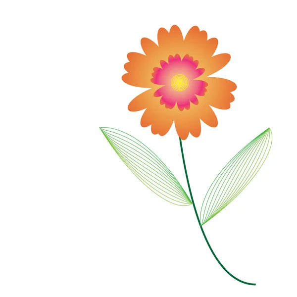 Kwiat ramki na tle — Zdjęcie stockowe