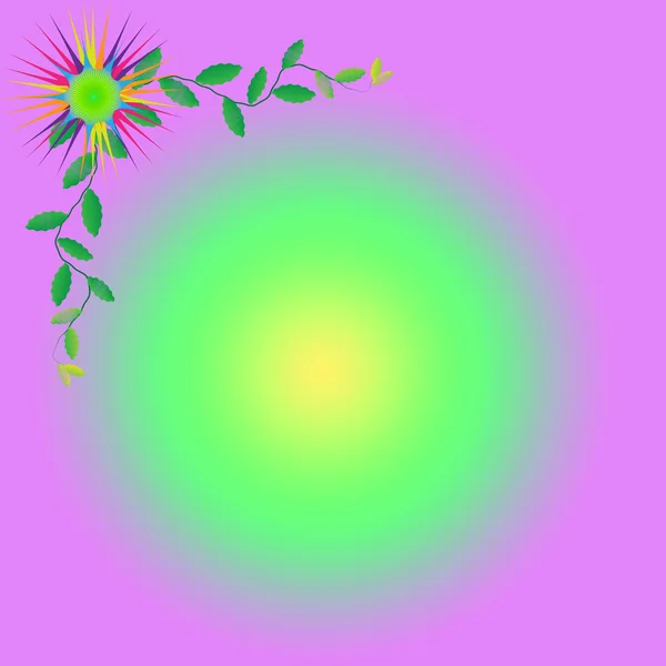 Keret, háttér szín virág — Stock Fotó