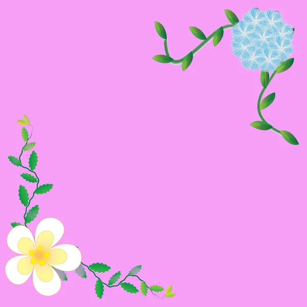 프레임의 꽃çerçeve çiçek — Stock Fotó