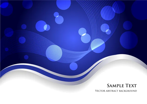 Vecteur abstrait fond bleu — Image vectorielle