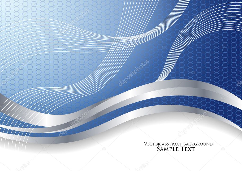 Vector abstract background blue