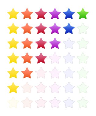 Rate Stars clipart