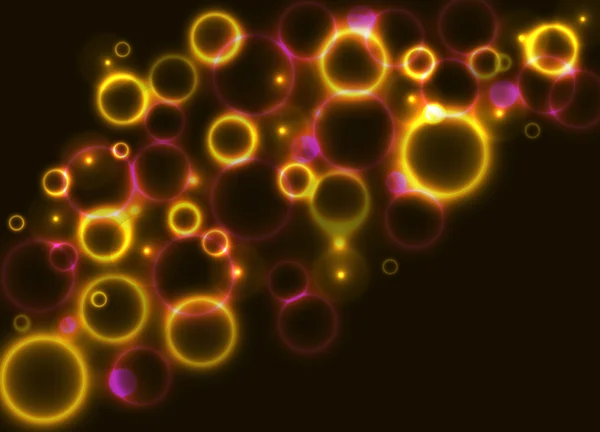 stock image Shiny Red and Yellow Circles Background