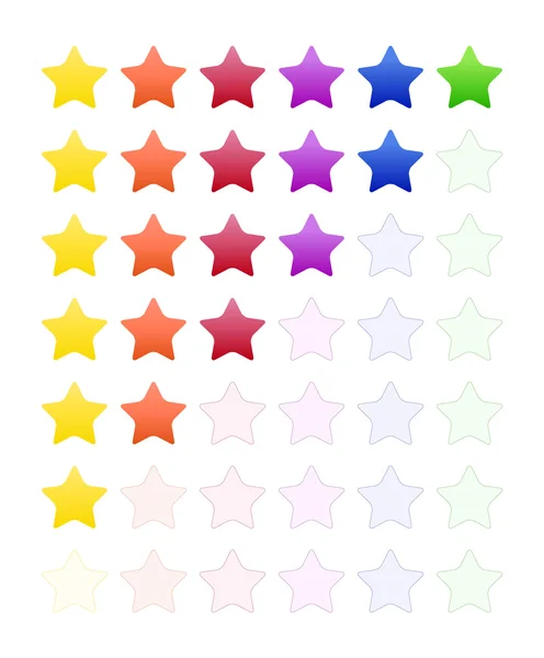 Rate Stars — Stock Photo, Image