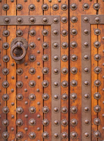 stock image Old medieval wooden door