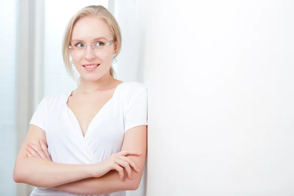 Intelligent young woman — Stock Photo, Image
