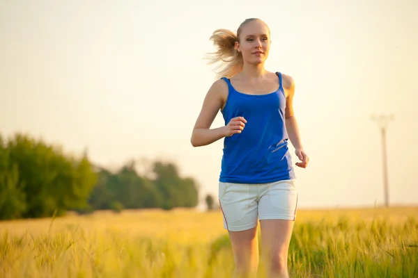 stock image Young female runner