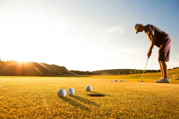 男子ゴルフ プレーヤー — ストック写真