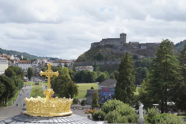 stock image Cathedral of Lourdes