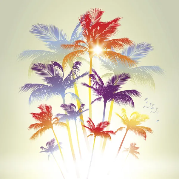 Palmiers — Image vectorielle