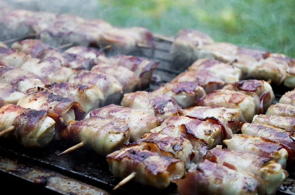 stock image Chicken skewers